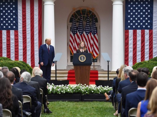 Amy Coney Barrett, la jueza conservadora y católica nominada por Trump