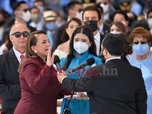 Ceremonia de juramentación de Xiomara Castro como presidenta de Honduras