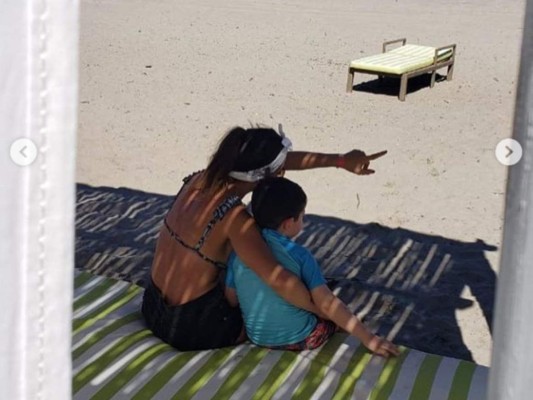 FOTOS: Las vacaciones de Jonathan Rougier y su familia en paradisíacas playas hondureñas