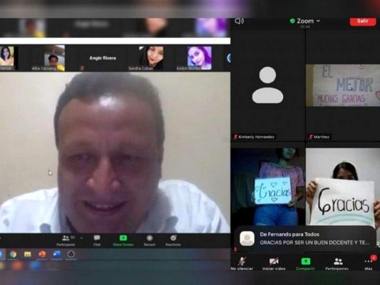 'Valoren los cupos': El docente que pasó de no tener ningún alumno conectado en la UNAH a convocar estudiantes de otros países