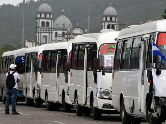 Honduras paralizada nuevamente tras concretarse paro de transporte a nivel nacional