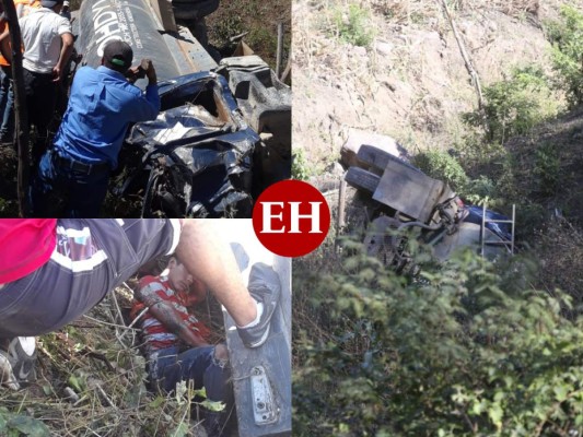 Imágenes del aparatoso accidente de una cisterna en Nueva Armenia