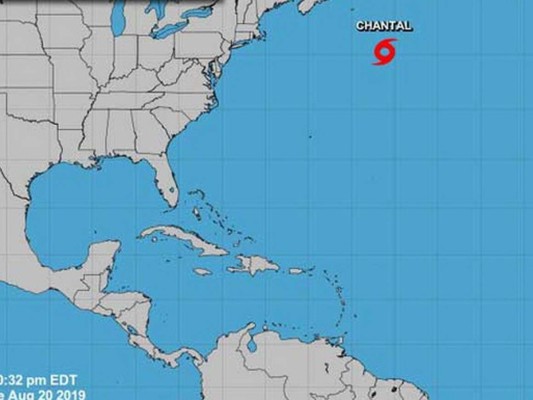 Se forma la tormenta tropical Chantal en el Atlántico Norte&nbsp;