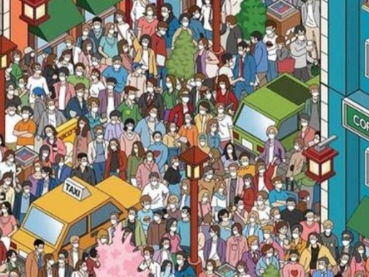 Encuentra a las personas sin mascarilla: el reto que desconcierta a los internautas