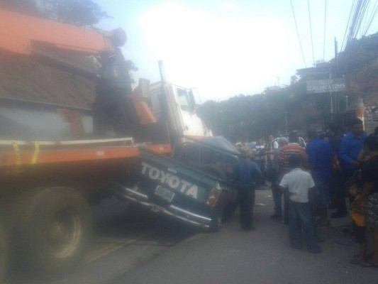 Un muerto en accidente en la salida al oriente de la capital de Honduras