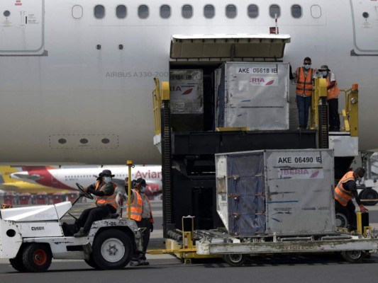 El Salvador recibe primer lote de vacunas contra el covid-19&nbsp;&nbsp;