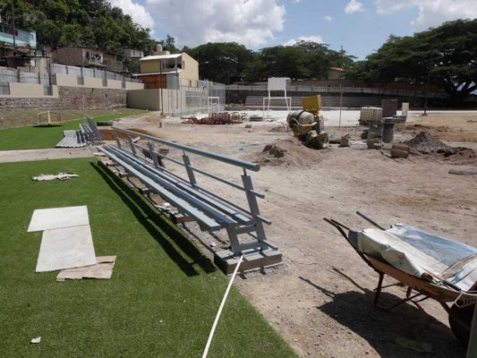 Parque a un 75% de progreso