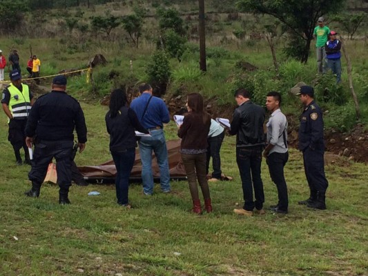 Hallan cadáver en el valle de Amarateca