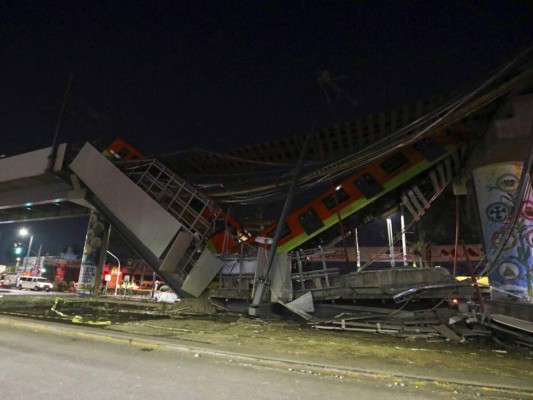 Impactante catástrofe en el metro de México en imágenes