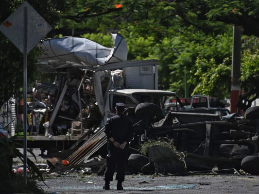 Fotos de la fuerte explosión en una empresa de gas que dejó tres muertos y varios heridos en El Salvador