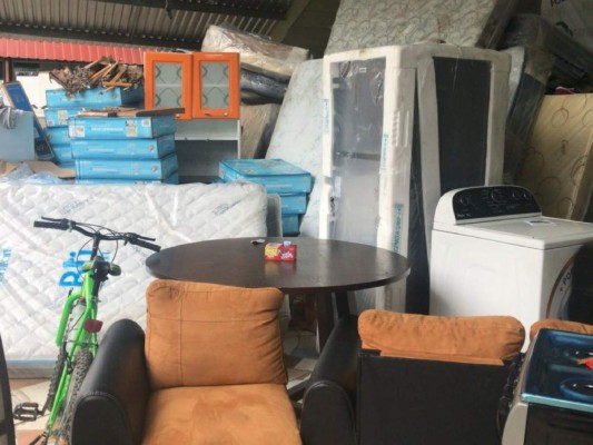 Recuperan artículos robados durante protestas en Honduras