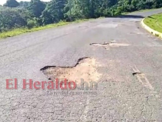 Deplorables las condiciones de la carretera entre Marcala y La Paz