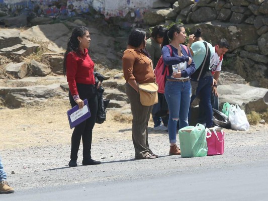 Sin buses Ojojona y Santa Ana por supuesta extorsión