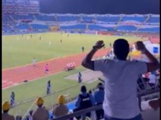VIDEO: Así se vivió el gol de Honduras desde la gradería del estadio Olímpico&nbsp;&nbsp;
