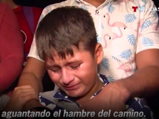 Desgarrador relato de niño hondureño que cruzó la frontera: 'Vengo aguantando hambre'