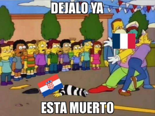Los mejores memes que dejó la final de Rusia 2018
