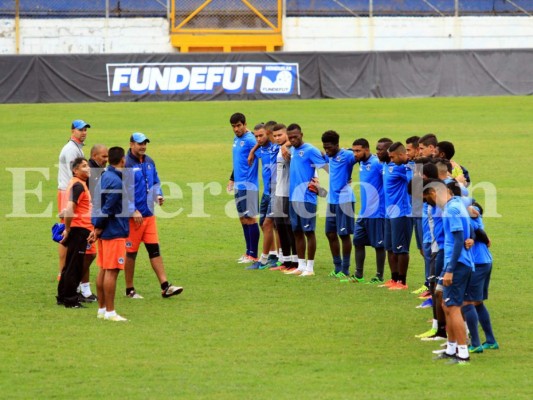 Motagua realizó trabajos previo al duelo de este miércoles ante el CD Vida en el estadio Nacional