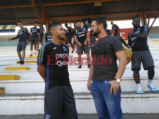 Emilio Izaguirre entrena con Motagua