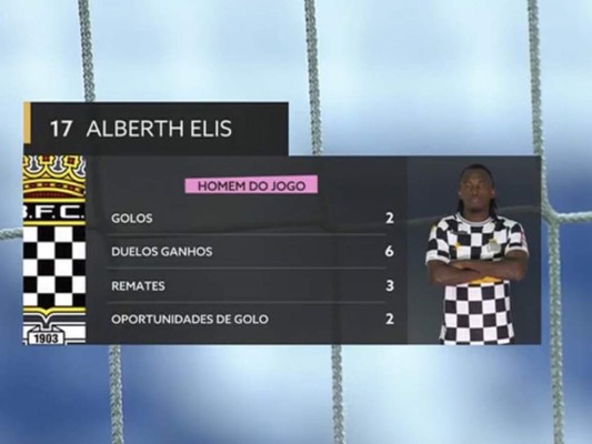 Los fantásticos números de Alberth Elis en el Boavista de Portugal