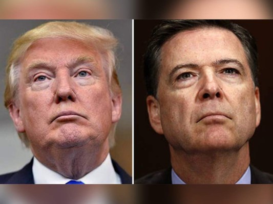 Donald Trump acusa al exdirector del FBI Comey de ser un 'cobarde'