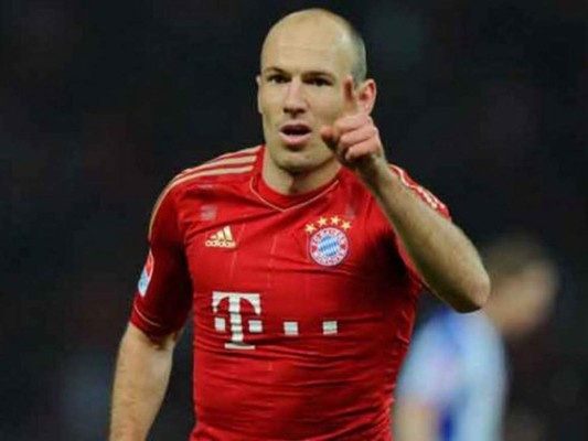 Arjen Robben, jugador del Bayern Múnich. (Fotos: AFP)