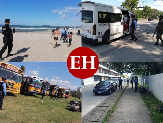 Honduras: Operativos en comercios, playas y calles para hacer cumplir medidas contra coronavirus
