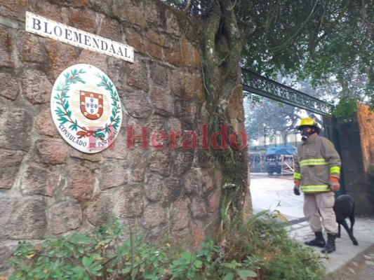 Las imágenes del incendio que afectó consulado de Portugal en El Hatillo