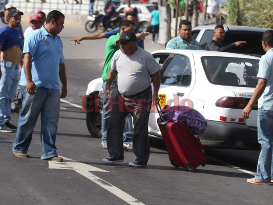 FOTOS: Así se vive el paro de transporte en la colonia Loarque, al sur de la capital de Honduras