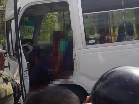 Acribillan a conductor de bus en Choluteca