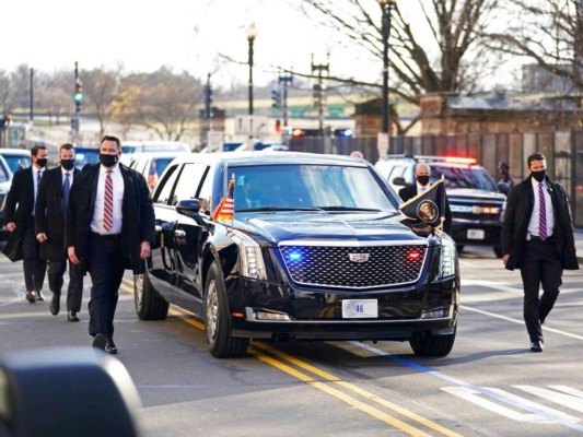 Así es 'La Bestia', la lujosa limusina que Joe Biden heredó de Trump