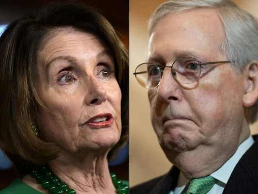 Pelosi y McConnell, dos titanes del Congreso de EEUU en el centro del juicio a Trump