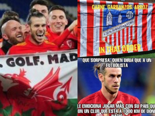 Memes de Gareth Bale por celebración del pase de Gales a Euro 2020