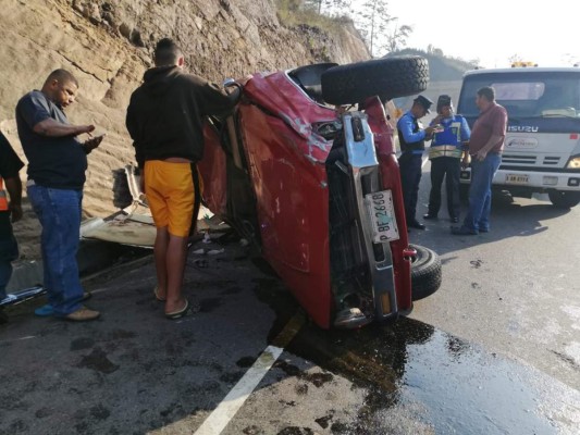 Al menos 12 personas heridas en este jueves de accidentes viales en Honduras