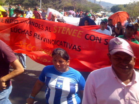 Jornada de manifestaciones se vive este martes en la capital de Honduras