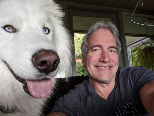 En medio de la pandemia, un perro triste da un rayo de luz