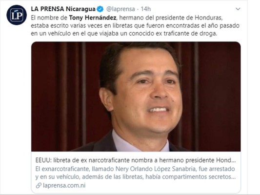 Medios internacionales hacen eco del juicio contra Tony Hernández