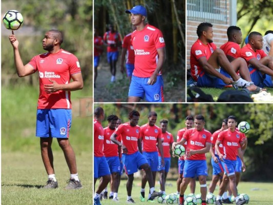 Así estuvo el entrenamiento de Olimpia sin Manuel Keosseián en Siguatepeque