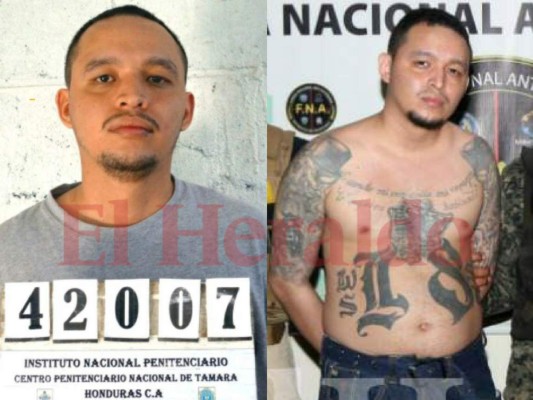 Los rostros de los pandilleros recapturados tras masiva fuga de Tamará en mayo de 2017