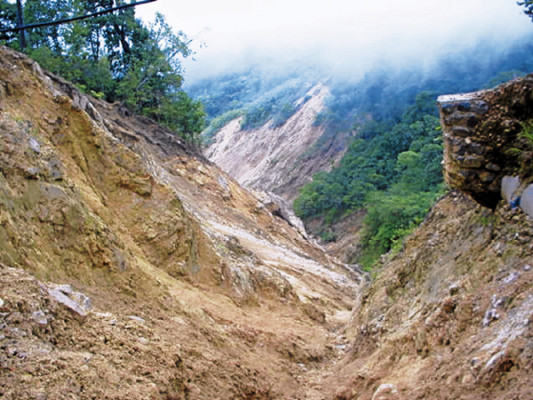 Comayagua, amenazada por gigantesca falla