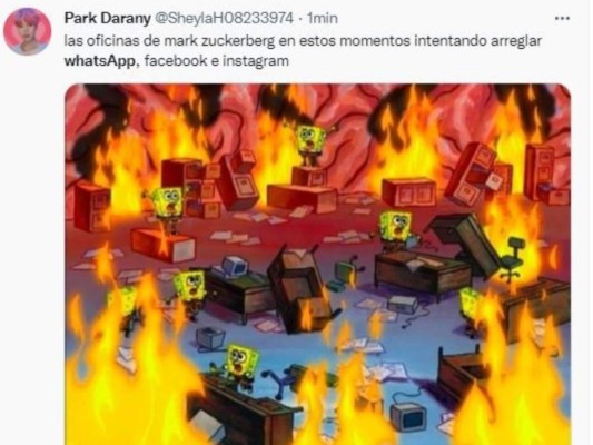 La ola de memes que desató la caída de Facebook, WhatsApp e Instagram