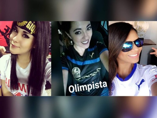 Bellas hondureñas que no esconden su amor por Olimpia