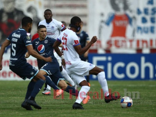Olimpia se impone 2-1 ante Motagua en el Estadio Nacional