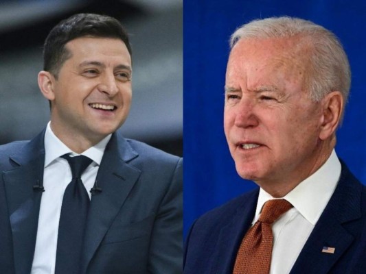 Biden hablará este jueves con el presidente de Ucrania
