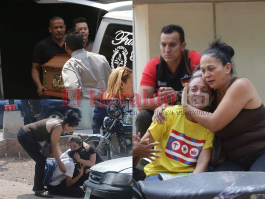 Dramático retiro de los restos de joven asesinado a escasos metros de su casa en el barrio El Bosque