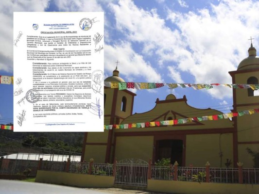 Alcaldía de Chinacla, La Paz, ordena suspender actividades para evitar aglomeraciones