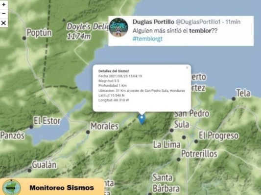 Hondureños reaccionan con temor al sismo que se sintió en el país: 'Dios nos guarde'&nbsp;&nbsp;