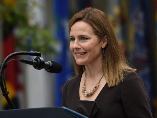 Amy Coney Barrett, la jueza conservadora y católica nominada por Trump