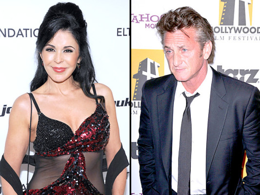 María Conchita y Sean Penn en airada discusión politica