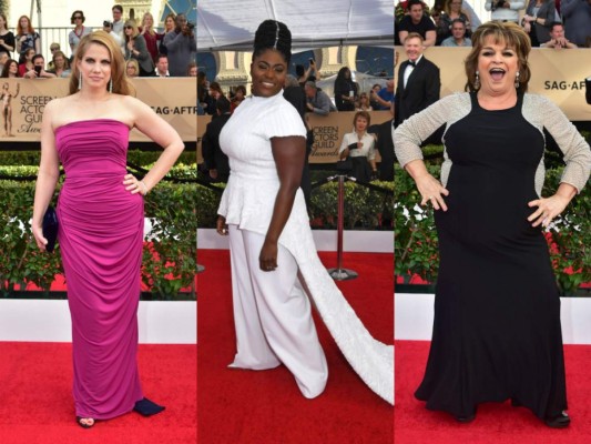 Estas son las peores vestidas de la alfombra roja de los premios SAG Awards 2017
