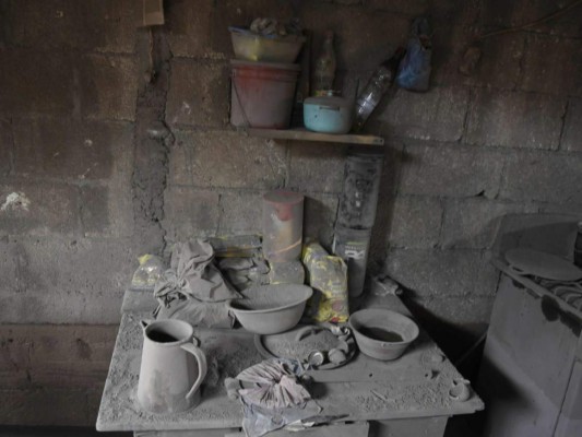 Así quedaron las viviendas de las familias guatemaltecas luego de la erupción del volcán de Fuego